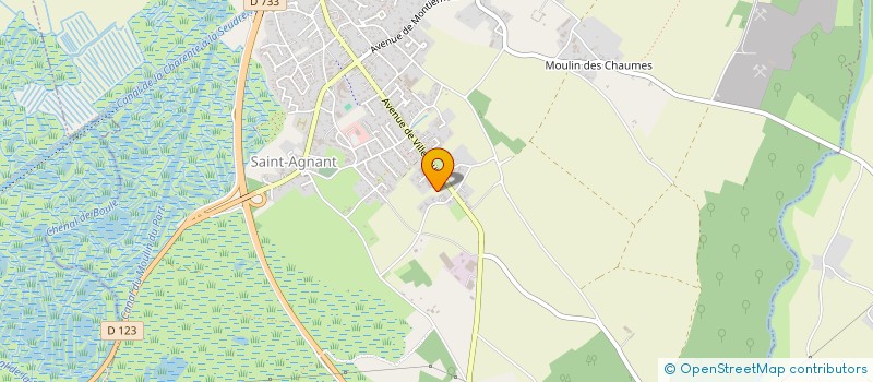 localisation de l'entreprise MONSIEUR THIBAULT CHARDONNET  SAINT-AGNANT