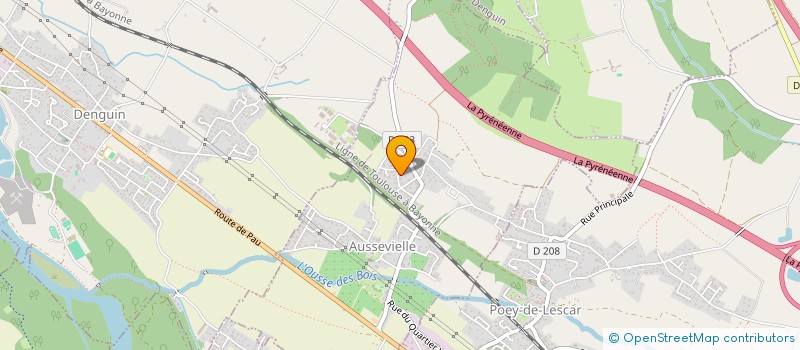 localisation de l'entreprise MONSIEUR THIBAULT CHARLOT  AUSSEVIELLE