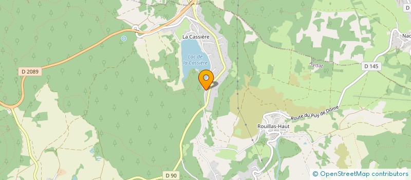 localisation de l'entreprise MONSIEUR THIBAULT CHASSAGNE  AYDAT