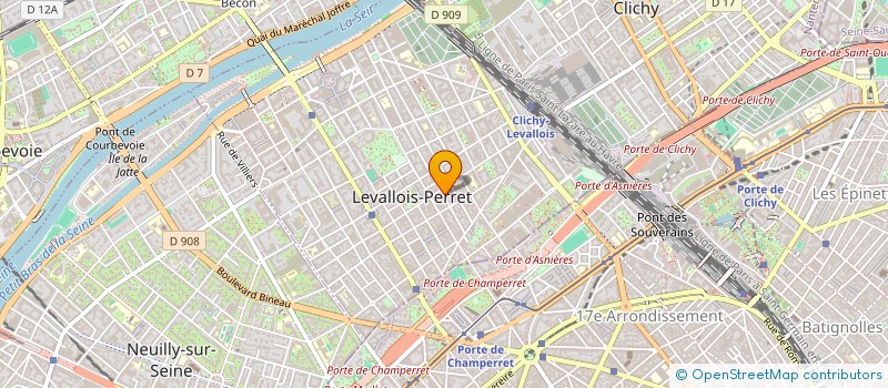 localisation de l'entreprise MONSIEUR THIBAULT CHASSINE à LEVALLOIS-PERRET