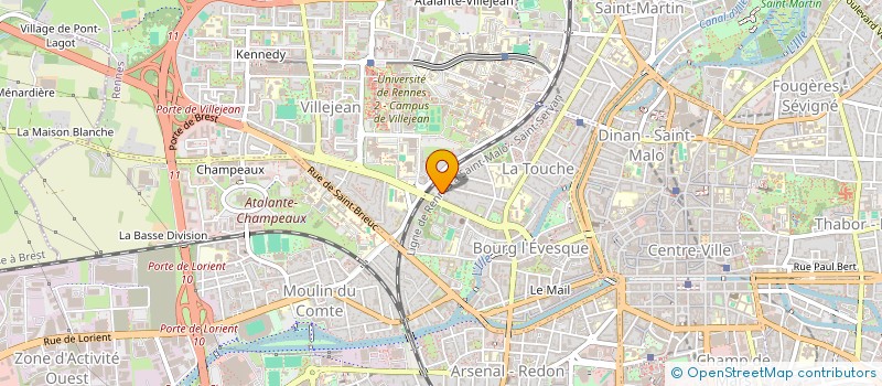 localisation de l'entreprise MONSIEUR THIBAULT CHEVRIER  RENNES