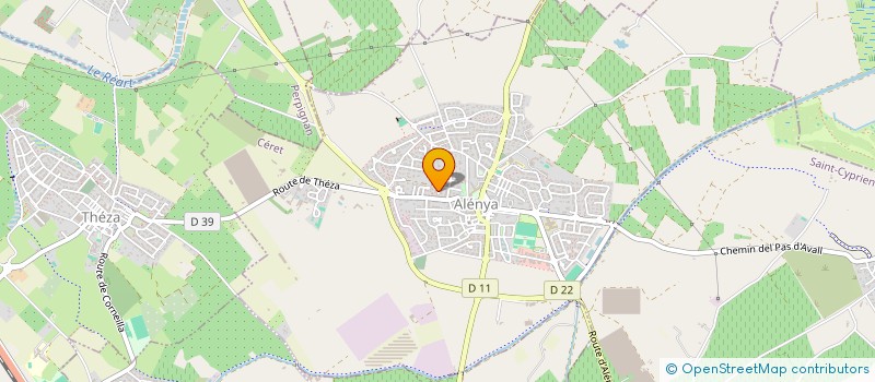 localisation de l'entreprise MONSIEUR THIBAULT CHIAVOLA  LATOUR-BAS-ELNE