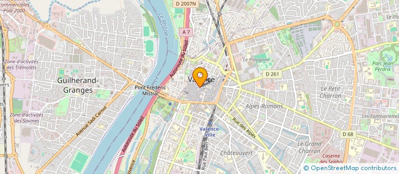 localisation de l'entreprise MONSIEUR THIBAULT CHIMIER à VALENCE
