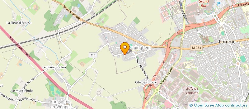 localisation de l'entreprise MONSIEUR THIBAULT CHOQUEL à LILLE