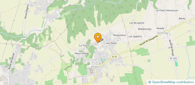 localisation de l'entreprise MONSIEUR THIBAULT CICILIEN  ANJOU