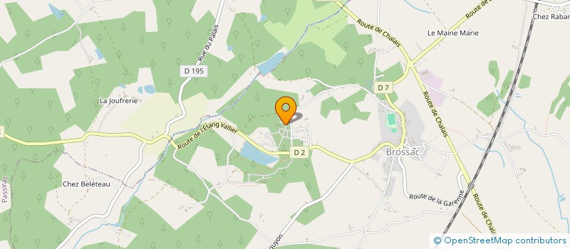 localisation de l'entreprise MONSIEUR THIBAULT CONDEMINE  BROSSAC