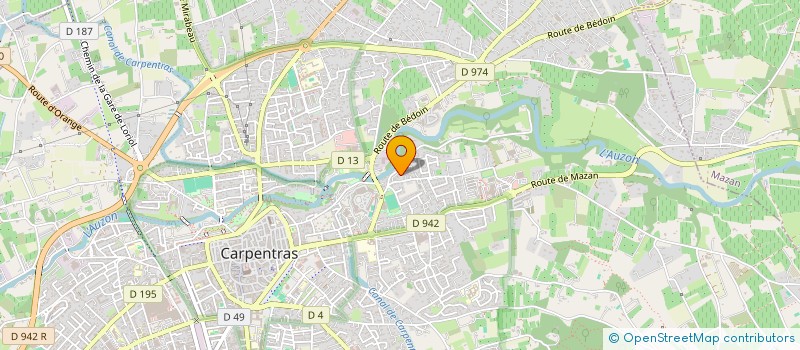 localisation de l'entreprise MONSIEUR THIBAULT CONDUZORGUES  CARPENTRAS