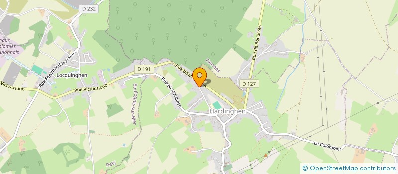 localisation de l'entreprise MONSIEUR THIBAULT COPPIN  HARDINGHEN