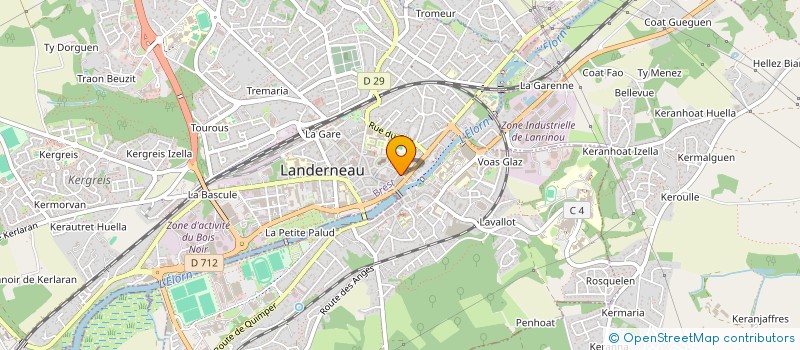 localisation de l'entreprise MONSIEUR THIBAULT CORNEE à LANDERNEAU