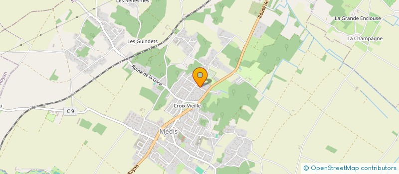 localisation de l'entreprise MONSIEUR THIBAULT COSSART  MEDIS