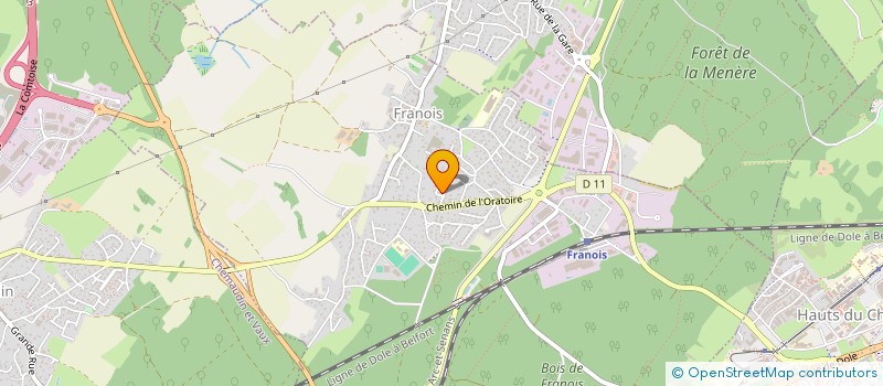 localisation de l'entreprise MONSIEUR THIBAULT COTE  SERRE-LES-SAPINS