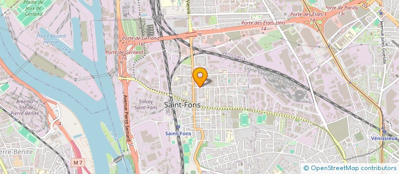 localisation de l'entreprise MONSIEUR THIBAULT COUPAUD  SAINT-FONS