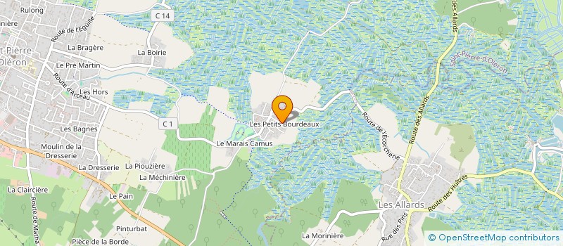 localisation de l'entreprise MONSIEUR THIBAULT COURAUD  SAINT-PIERRE-D'OLERON