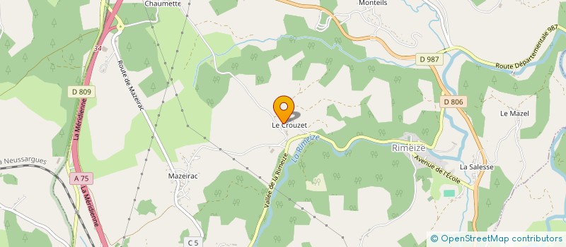 localisation de l'entreprise MONSIEUR THIBAULT COURT  RIMEIZE