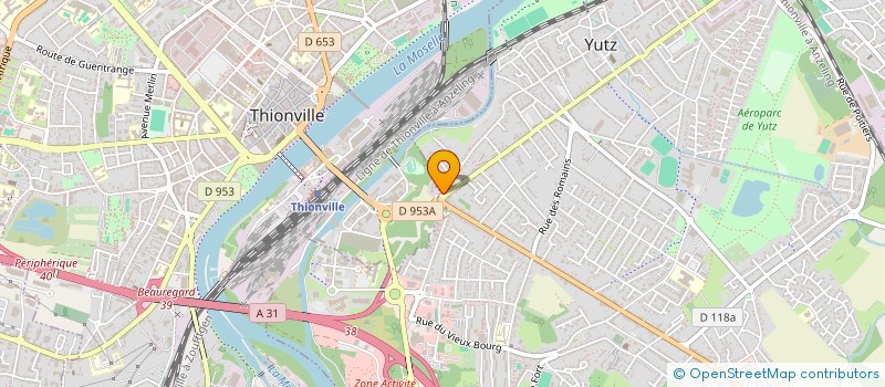 localisation de l'entreprise MONSIEUR THIBAULT CROIX  YUTZ