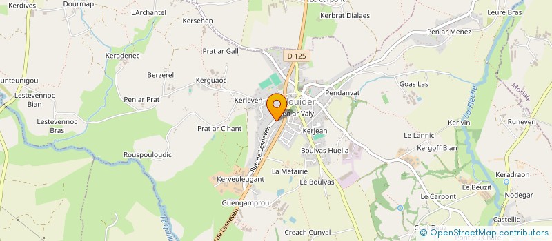 localisation de l'entreprise MONSIEUR THIBAULT DALSKI  PLOUIDER