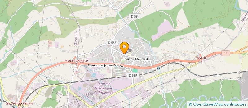 localisation de l'entreprise MONSIEUR THIBAULT DANIEL  MEYREUIL