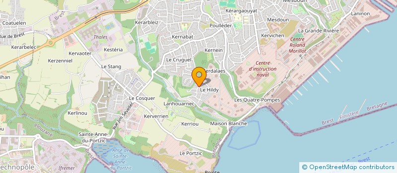 localisation de l'entreprise MONSIEUR THIBAULT DANIELOU à BREST