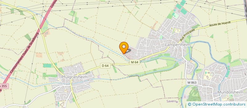 localisation de l'entreprise MONSIEUR THIBAULT DAUBRESSE  LAMPERTHEIM