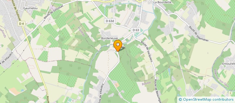 localisation de l'entreprise MONSIEUR THIBAULT DAVID  BOULOC