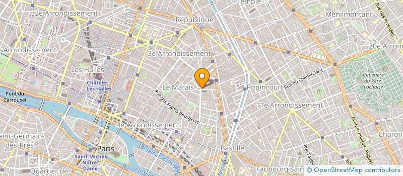 localisation de l'entreprise MONSIEUR THIBAULT DE FOURNAS DE LA BROSSE  PARIS