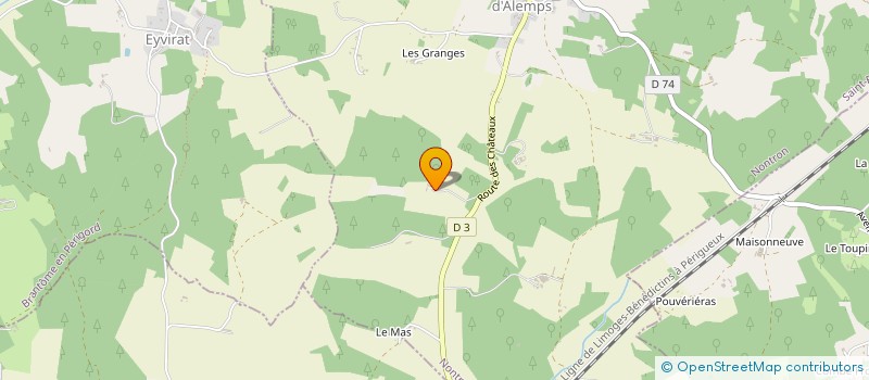 localisation de l'entreprise MONSIEUR THIBAULT DE LIVRON  SAINT-FRONT-D'ALEMPS