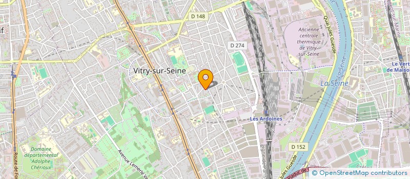 localisation de l'entreprise MONSIEUR THIBAULT DE REYER à VITRY-SUR-SEINE