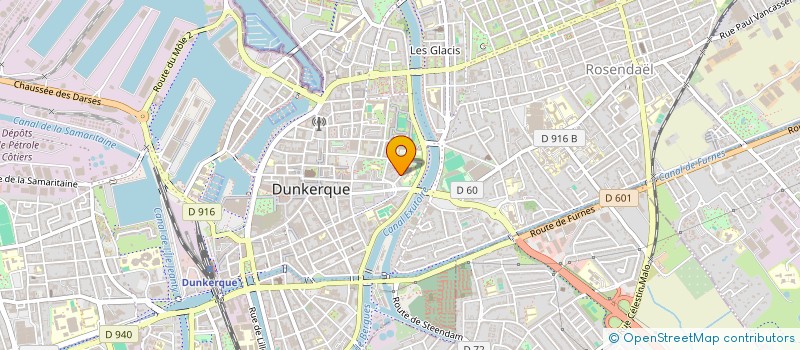 localisation de l'entreprise MONSIEUR THIBAULT DE RYCKER à DUNKERQUE