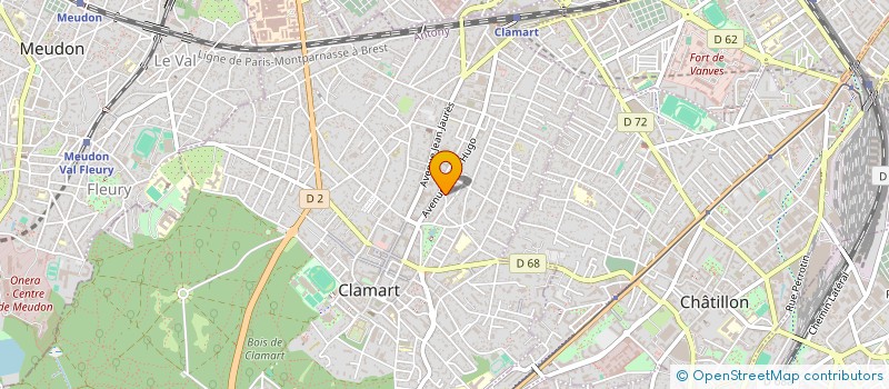 localisation de l'entreprise MONSIEUR THIBAULT DE SERRE DE SAINT ROMAN  CLAMART