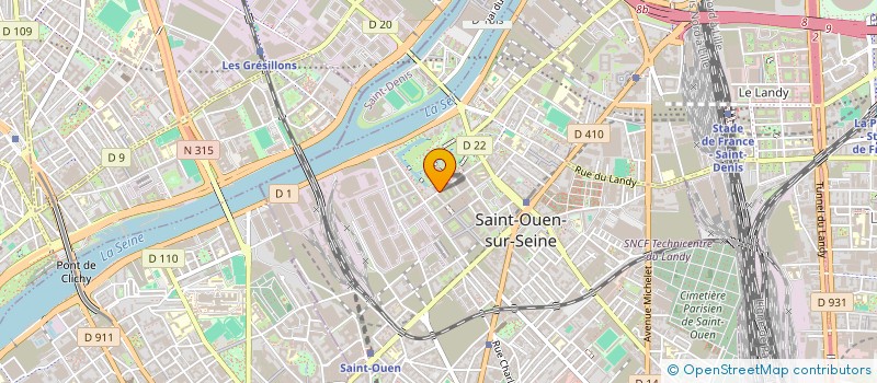 localisation de l'entreprise MONSIEUR THIBAULT DE VALICOURT à SAINT-OUEN-SUR-SEINE