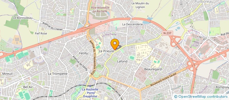 localisation de l'entreprise MONSIEUR THIBAULT DEFRANCE  LA ROCHELLE