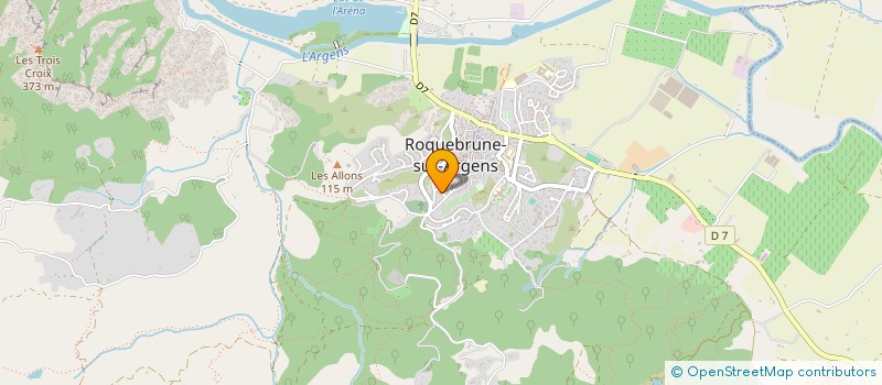 localisation de l'entreprise MONSIEUR THIBAULT DEGHAYE à ROQUEBRUNE-SUR-ARGENS