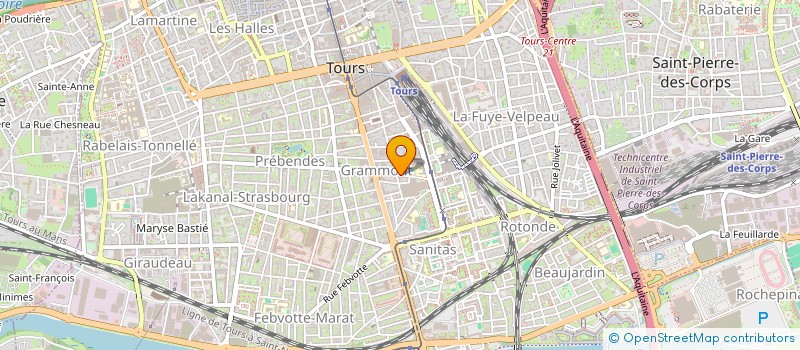 localisation de l'entreprise MONSIEUR THIBAULT DEGLANE  TOURS