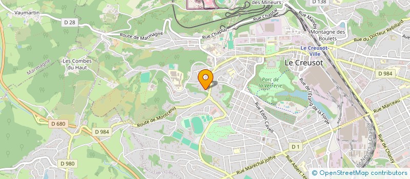 localisation de l'entreprise MONSIEUR THIBAULT DELANNES à LE CREUSOT