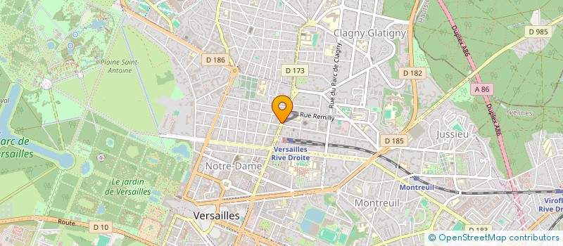 localisation de l'entreprise MONSIEUR THIBAULT DELMAS à VERSAILLES