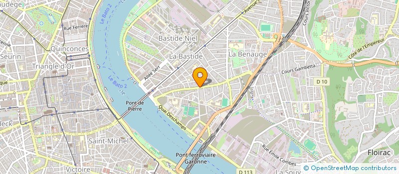 localisation de l'entreprise MONSIEUR THIBAULT DELPECH  BORDEAUX