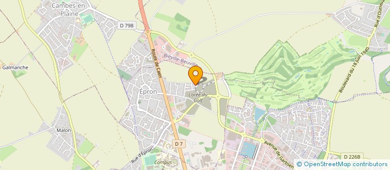 localisation de l'entreprise MONSIEUR THIBAULT DENIS DU PEAGE  EPRON