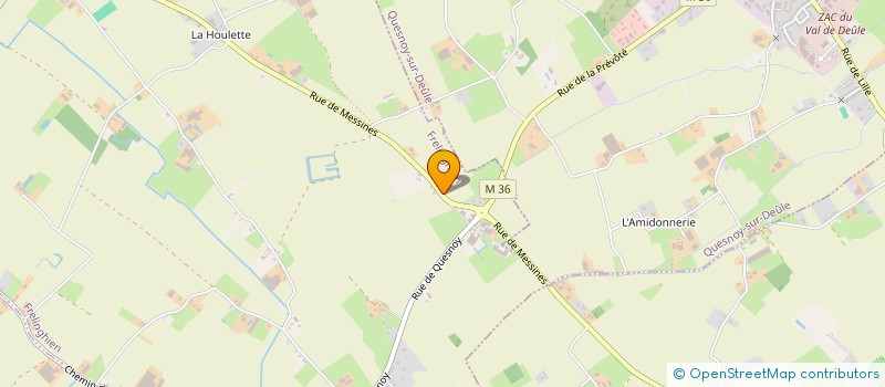 localisation de l'entreprise MONSIEUR THIBAULT DEPREZ à FRELINGHIEN