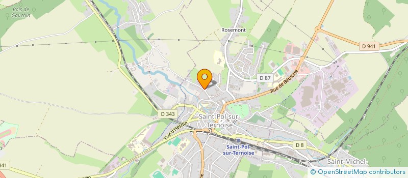 localisation de l'entreprise MONSIEUR THIBAULT DESCAMPS à SAINT-POL-SUR-TERNOISE