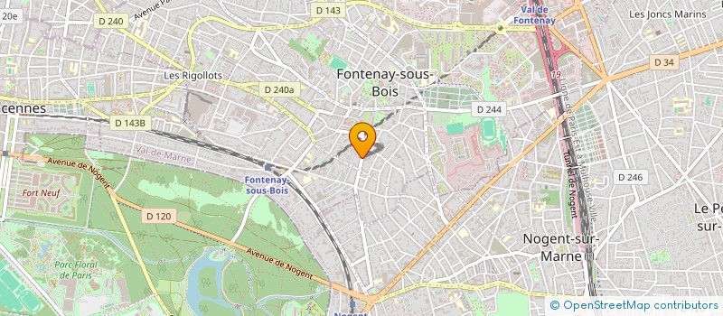 localisation de l'entreprise MONSIEUR THIBAULT DESMAZURES à FONTENAY-SOUS-BOIS