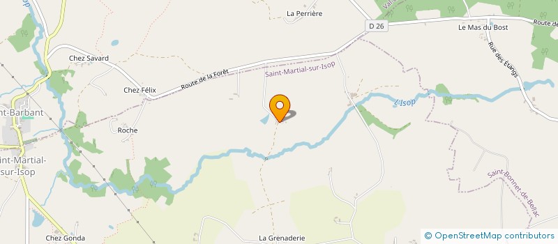 localisation de l'entreprise MONSIEUR THIBAULT DESQUEYROUX-AUDUREAU à SAINT-MARTIAL-SUR-ISOP