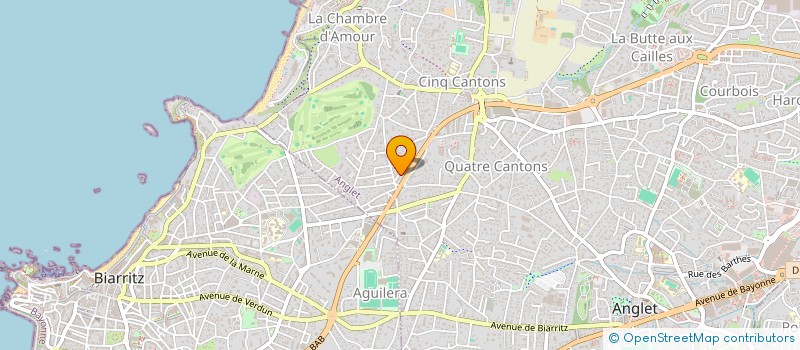localisation de l'entreprise MONSIEUR THIBAULT DESVIGNE à ANGLET