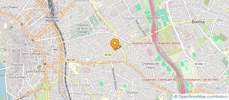 localisation de l'entreprise MONSIEUR THIBAULT DONNE à TOULOUSE