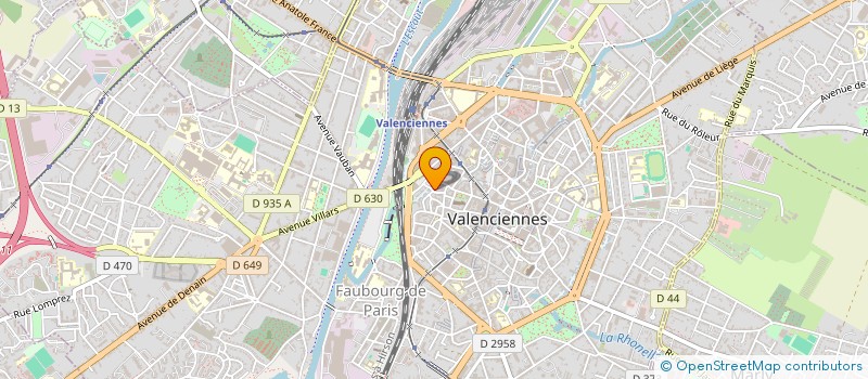 localisation de l'entreprise MONSIEUR THIBAULT DU MESNIL DU BUISSON à VALENCIENNES
