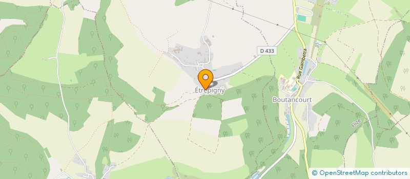 localisation de l'entreprise MONSIEUR THIBAULT DUBANT  ETREPIGNY