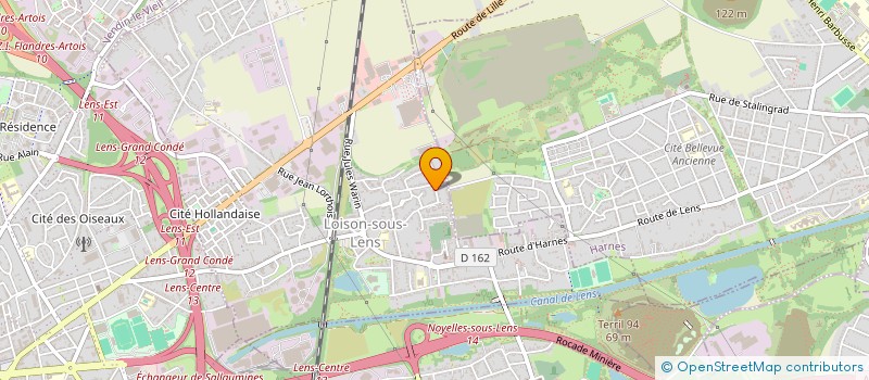 localisation de l'entreprise MONSIEUR THIBAULT DUBART  LOISON-SOUS-LENS