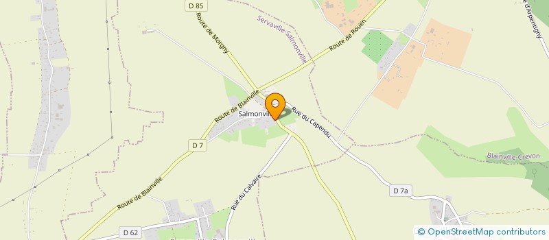 localisation de l'entreprise MONSIEUR THIBAULT DUBOC  SERVAVILLE-SALMONVILLE