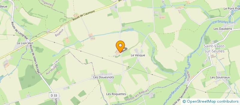 localisation de l'entreprise MONSIEUR THIBAULT DUCOUDRAY  HOTTOT-LES-BAGUES