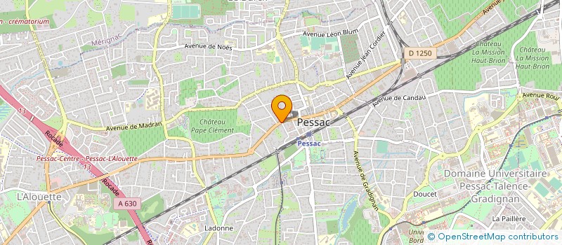 localisation de l'entreprise MONSIEUR THIBAULT DUFFAULT  PESSAC