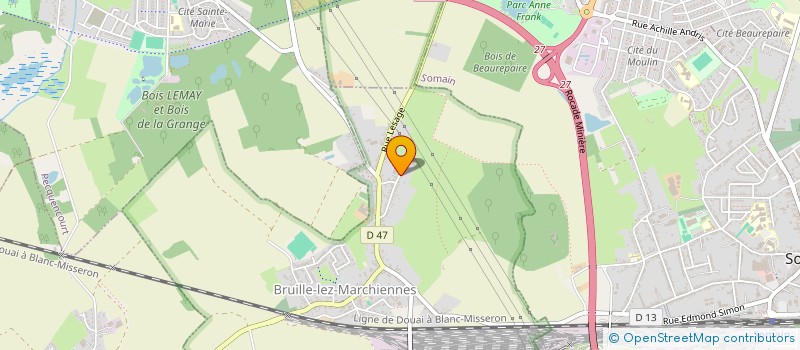 localisation de l'entreprise MONSIEUR THIBAULT DUMARQUEZ  BRUILLE-LEZ-MARCHIENNES